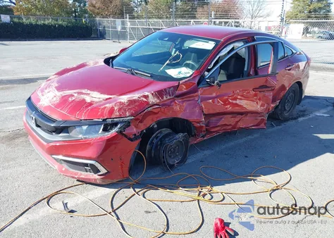 2020 Honda Civic Lx из США, поврежденный, VIN 2HGFC2F63LH577650